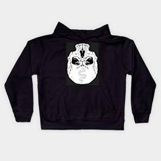 skull t-shirt Kids Hoodie